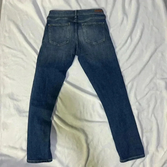 Anthropologie Pilcro Jeans Women's 27 Slim Boyfriend Patchwork Low Rise - Picture 5 of 5
